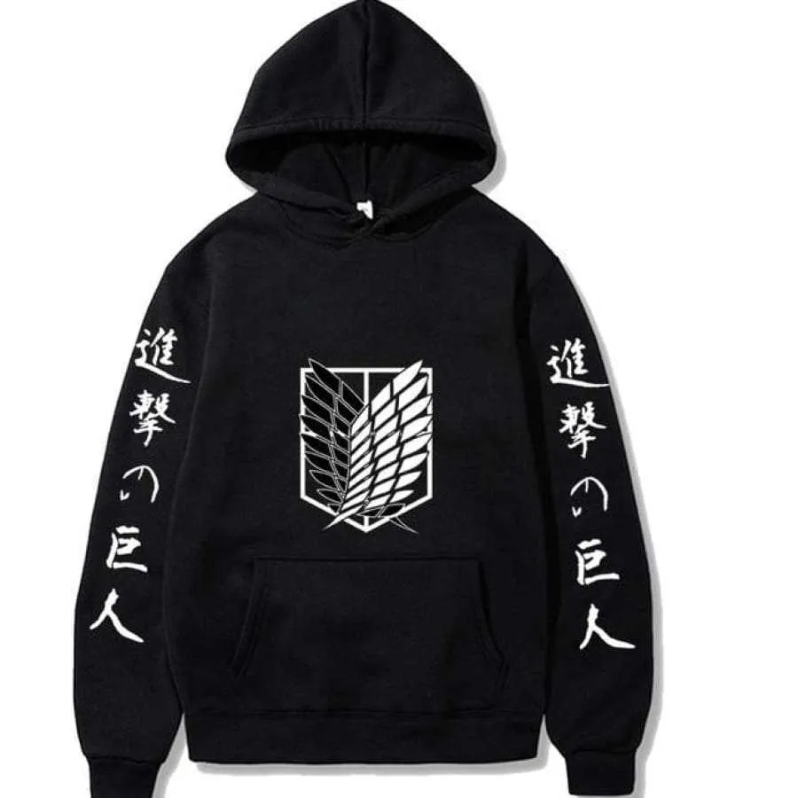 Attack on Titan Hoodie Sensei Kakashi Unisex s Sweatshirts Pullovers 210803