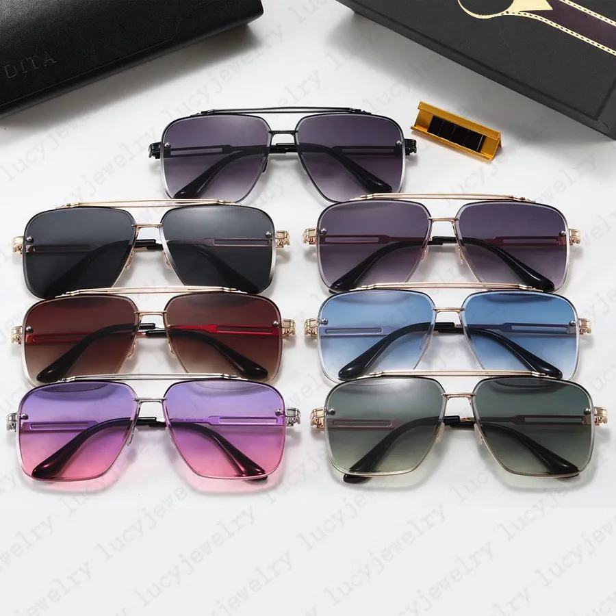Designer Adumbral Sunglasses Fashion Summer Glasses Screened Eyes Design for Man Woman Full Frame Optional Top Quality243a