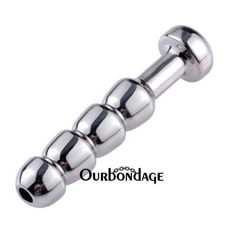 Sexe jouet adulte Ourbondage 7 taille forme de gourde en acier inoxydable bouchon de pénis sons urétraux étirement dilatateurs de chasteté cathéters SexToy pour hommes 1123