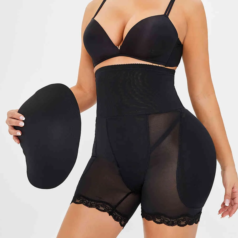 Große, mit Schaumstoff gepolsterte Steuerhöschen, weicher Po-Body, Lifter, Po, Po, Enhancer, Slips, nahtlose Unterwäsche, Body Shaper