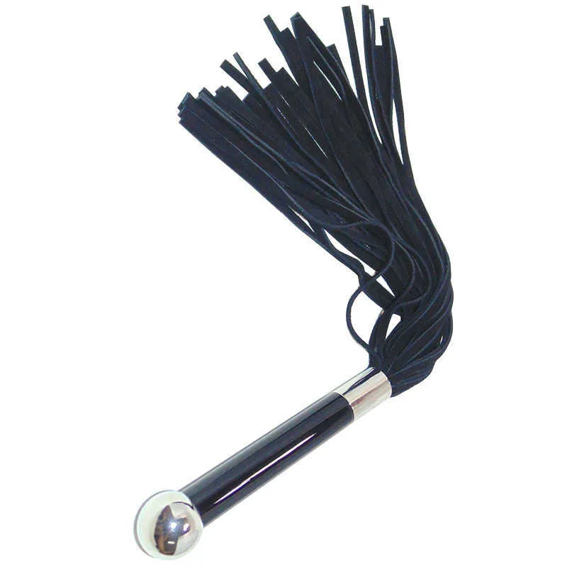 Flirt Leather Horse Whip Flogger Prodotto di stimolazione sessuale Cosplay Giocattoli del sesso coppie Gioco adulti P0816