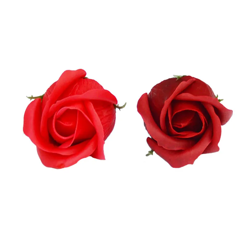 Dia 4cm Cheap Soap Rose flower Heads beauty Wedding Valentine's Day Gift Wedding Bouquet DIY Home Decoration Hand Flower Art
