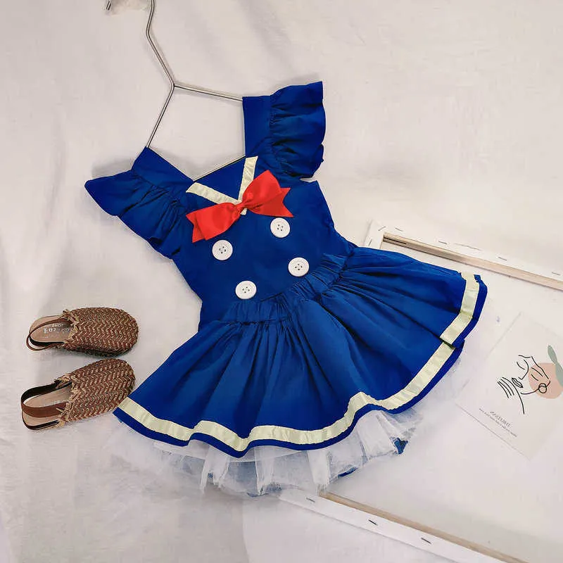 Meisjes pak uniform temperament prinses blouse + rok zomer Japanse school stijl kinderkleding sets 210625