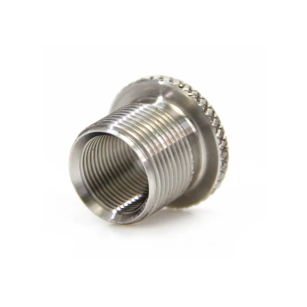 Stainless Steel Filter Thread Adapter 1/2-28 to 5/8-24 M14x1.5 x1 SS Solvent Trap Adapter For Napa 4003 Wix 24003