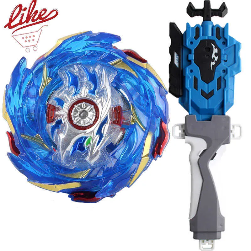 Laike Burst Superking Blue B-174 Limit Break DX B174 toupie avec poignée de lanceur, ensemble de jouets pour enfants