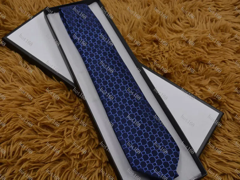cravatte classiche di moda cravatta di seta 100% di alta qualità moda edizione classica cravatte strette casual da uomo spedizione veloce con scatola G501226R