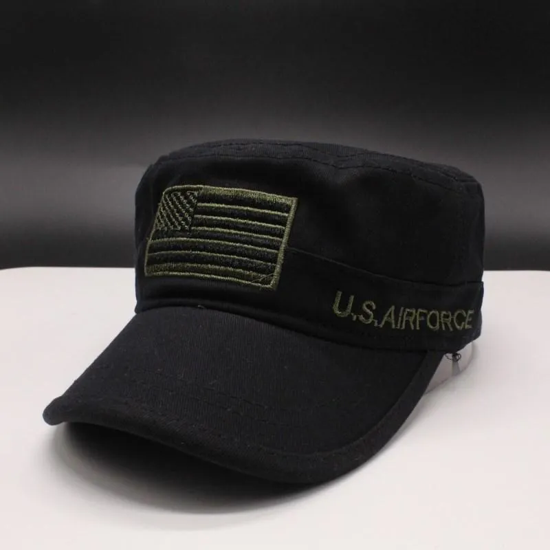 Hommes femmes chapeau de mode camouflage militaire Forces spéciales masque le drapeau américain CAP GORRAS MILITARES BOINA Sailor Bone Gorro Wide Brim274l