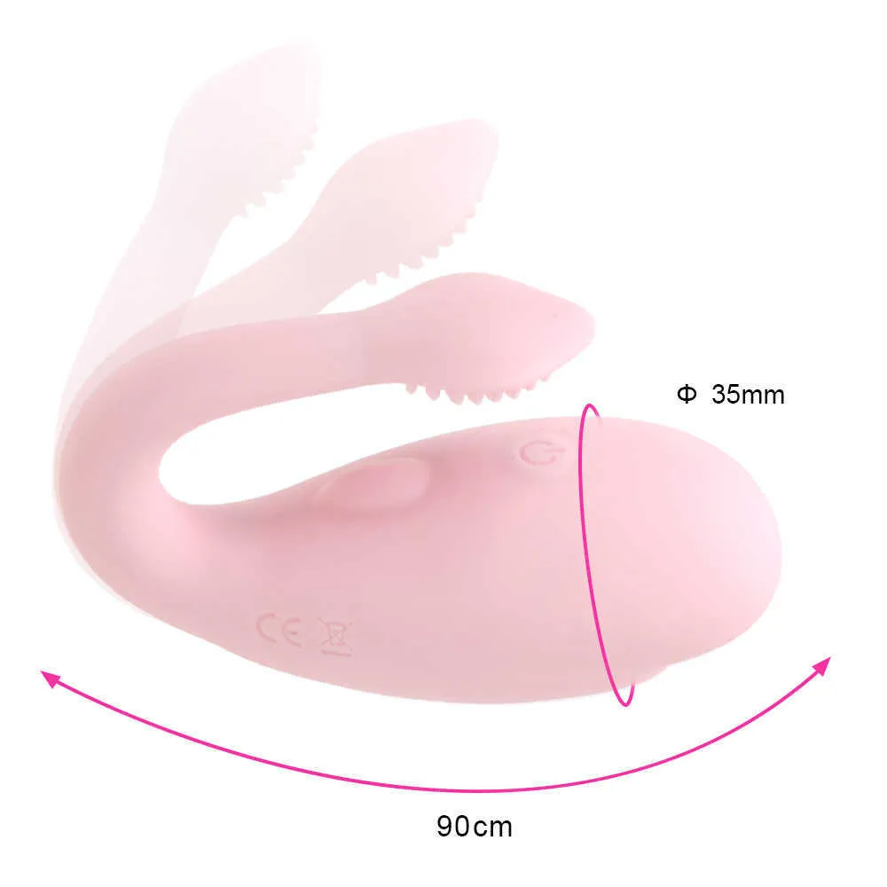 Wireless Pilot Pilot Clitoris Stymuluj Whale Jump Vibrator Egg 10 Prędkości Silikon USB Ładowanie Sex Zabawki dla kobiet P0818