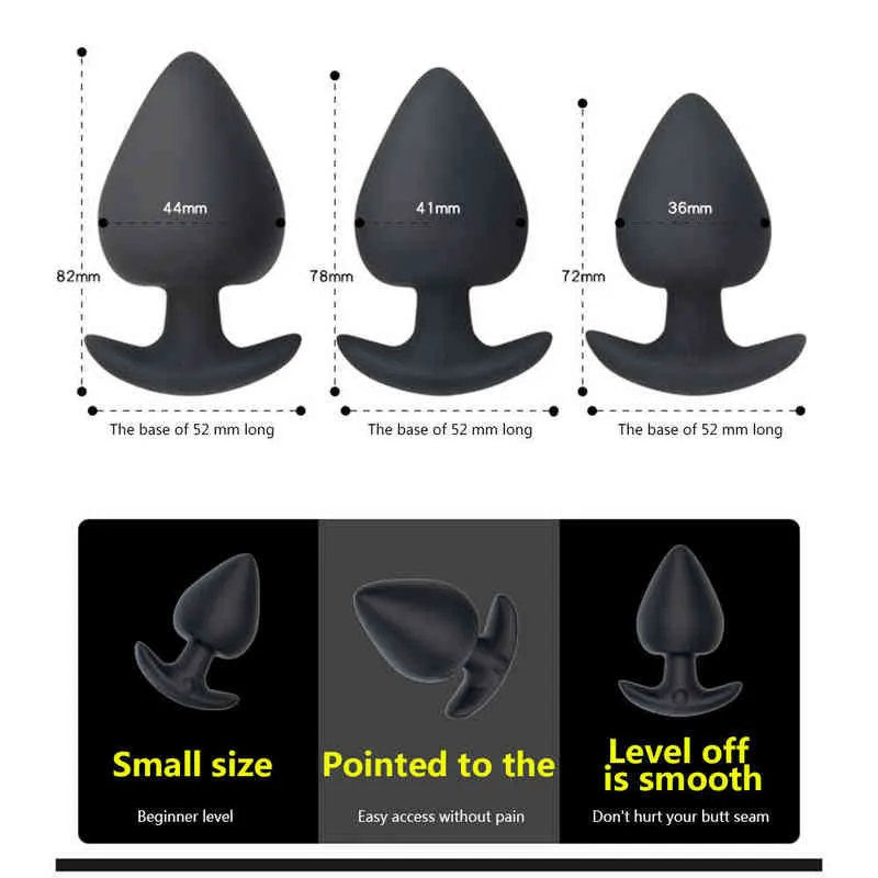 Nxy Vibratori Vibratore anale del sesso uomo Telecomando senza fili Butt plug in silicone Giocattolo gay Donna Prodotti adulti Massaggiatore prostatico 1220