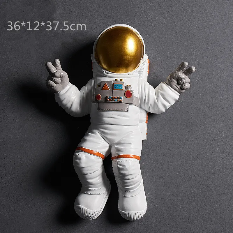 MGT Europa Originalitätsraum Astronaut Harz moderne Haus El Wall Hanging Art Decoration Dekoration Craft Ornamente Statue 2109704985