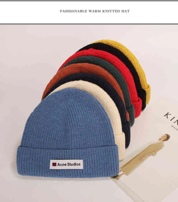 Gorro tejido de diseñador de marca a la moda para invierno y otoño para hombre y mujer, gorro cálido de lujo para fiesta, regalo informal para exteriores, gorros lisos y frescos para mujer