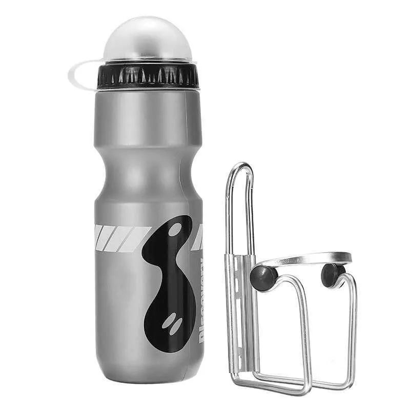 Bottiglia d'acqua bicicletta da mountain bike da 750 ml + kit di set di gabbie supporto ciclismo Bottiglia bevande con staffa combinata i Y0915