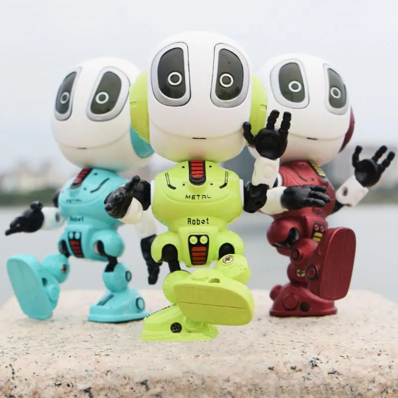 Electronics Robotssmart Сплавный робот разговаривает сенсорный робот Электронный игрушечный ребенок Xmas подарок DIY жест сенсорный датчик светодиодный электронный ре