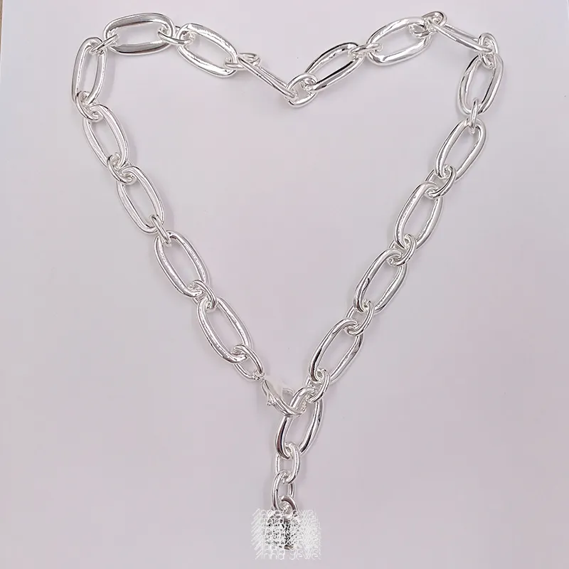DIY Charm Evil Erev Gey Jewelry Uno De 50 925 Sterling Silver Chain Necklace for Women Men Cains Long Hishafricht Homies Eu9534911
