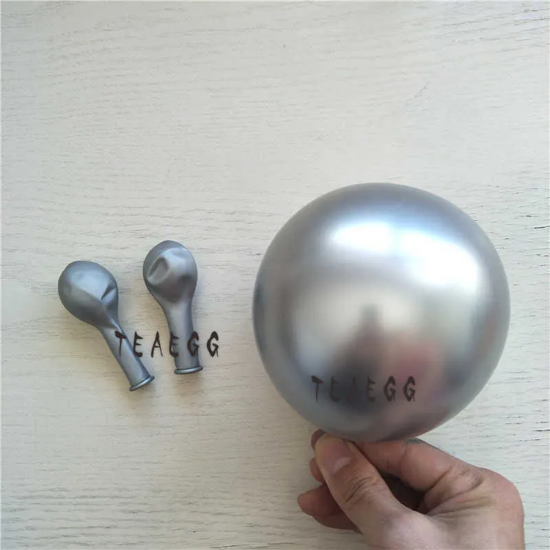 Beyaz Krom Metalik Gümüş Balon Çelenk Kemer Kiti Doğum Günü Düğün Dekorasyon Balonları Gelin Bebek Duş X072199y