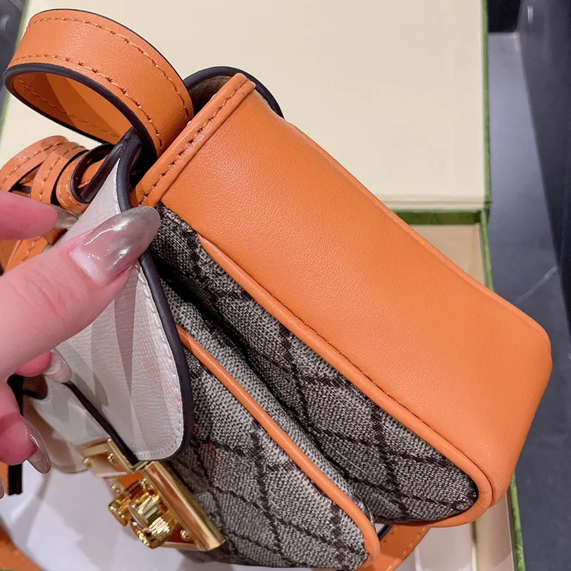 Messenger Top Purse Totes Flap Wallet Fashion Shoulder Letter Cross Body Plain Hasp Popular Women Handbag High Quality Bag Lea261f