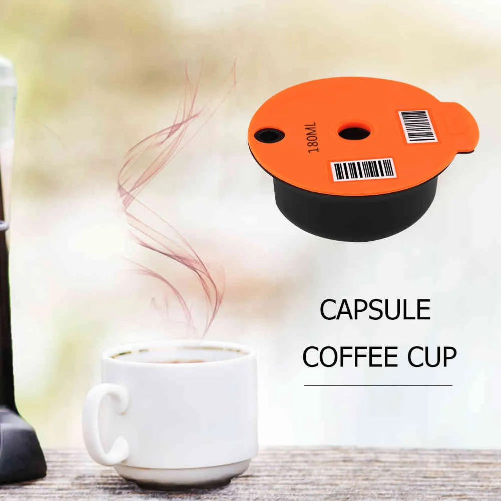 Cápsulas de café universais, copo com colher, escova, reutilizável, recarregável, filtro de recarga para máquina bosch-s tassimo 210284w