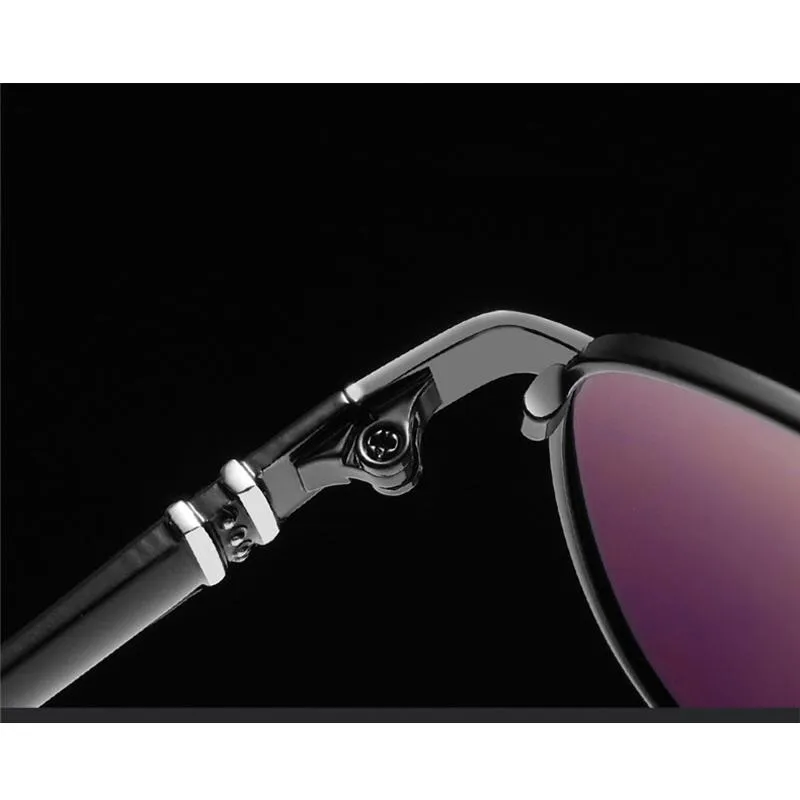 Solglasögon Polariserad herr Brand Designer 60mm Pilot Aviation Kör för manliga klädglasögon UV400 GAFAS SOL HOMBRE275F