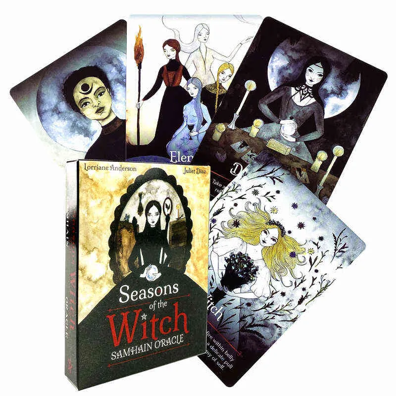 Seasons of the Witch Oracle Oards Samhain Oracle Carte dei tarocchi di vendita calda il mazzo di tarocchi della divinazione X1106