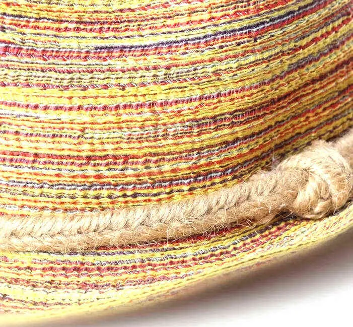 Chapeaux d'été pour femmes hommes arc chapeaux de paille plage Jazz Panama Cape bateau chapeau femmes bohême voyage os G220301