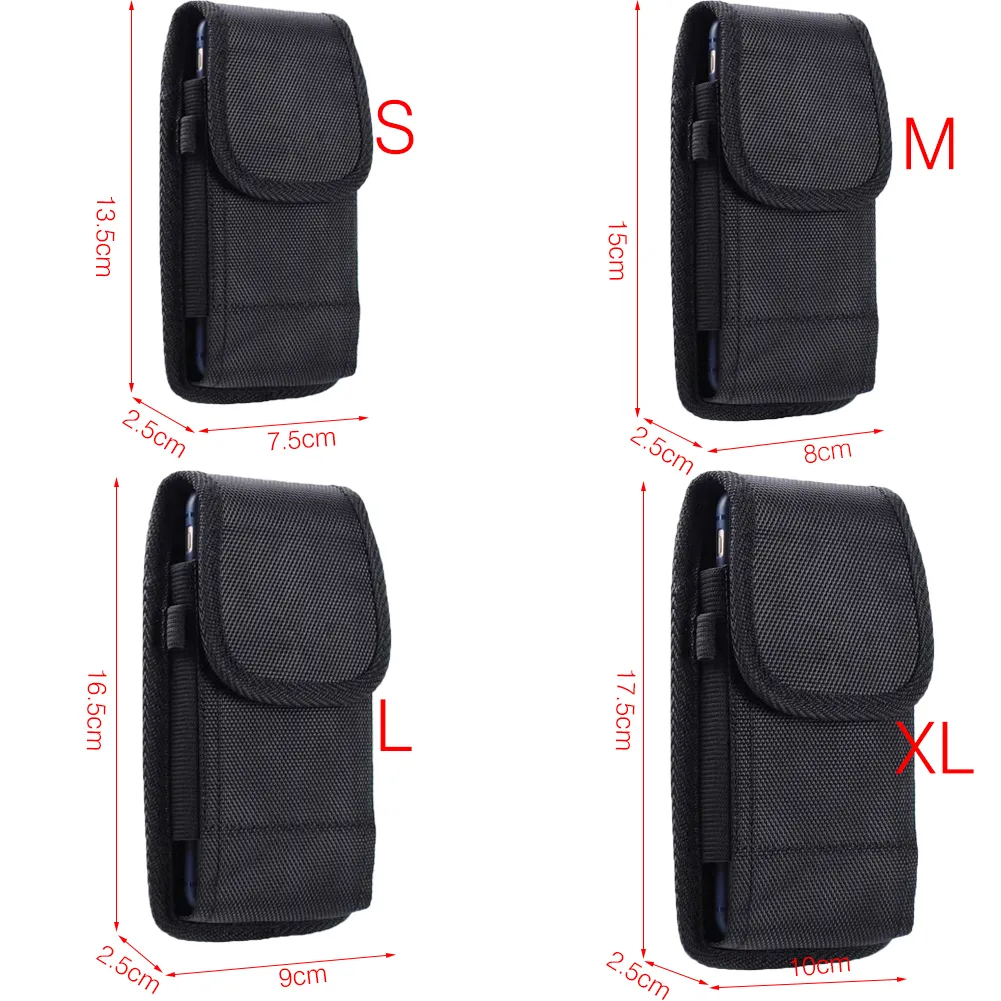 Mobile Phone Waist Bag 5.31-6.88 Inch Belt for Hook Hoop Holster Pouch Cover Case