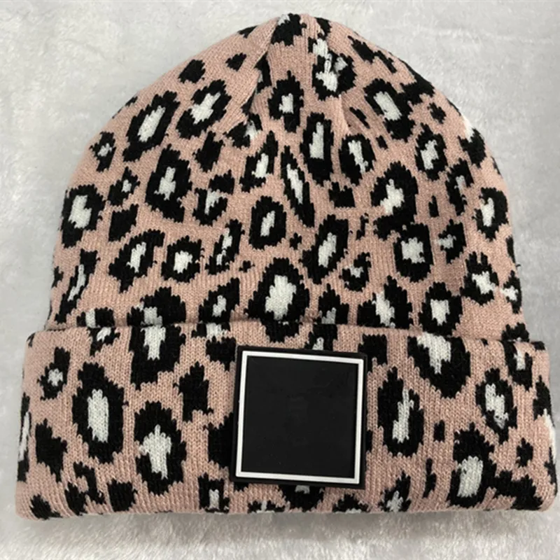 Cappello Beanie di design donna Uomo Marca Cappelli Skullies lavorati a maglia invernali Cappellino caldo cofano unisex da donna Cappellino leopardo298i