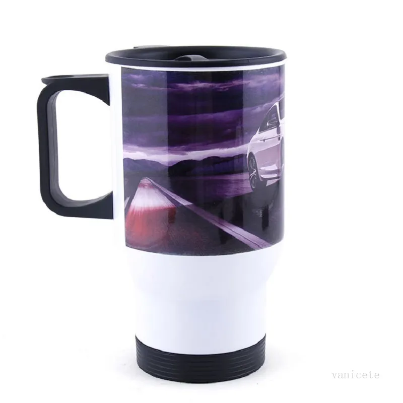 Gobelets 450 ml tasse à vide bricolage sublimation tasse de voyage impression bière tasses à café par mer 2 style Drinkware T2I52324