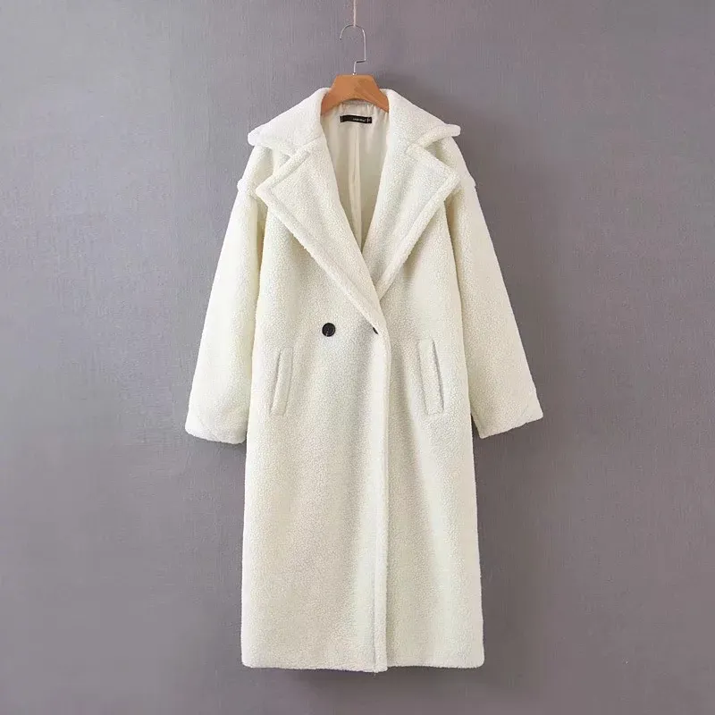 Inverno viola Faux Fur Cappotti donna calda giacca di lana d'agnello casual spesso cappotto di orsacchiotto moda femminile giacca di orsacchiotto 210430
