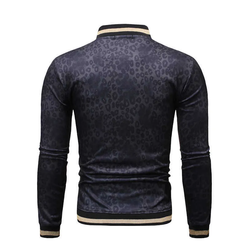 Мода леопардовый пальто Мужская весна осенняя старинная куртка 2020 3D цифровая печать хип-хоп куртка мужчины SteamPunk X0621
