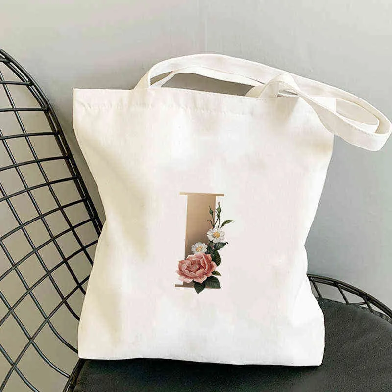 NXY Torby na zakupy MaleTn de Tela Reutilizabable Para Mujer Bolsa Paja Yute Personalizable Arcoris Con Letras Flores 0209