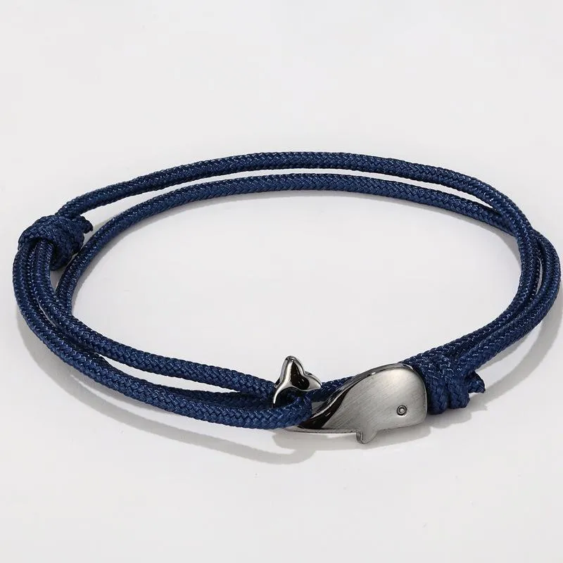 Tennis 2021 Bohême Paracord Bracelets pour hommes Femmes Réglable Facile Crochet Baleine Animal Braslet Camping Charme Braclet Homme Accesso311k