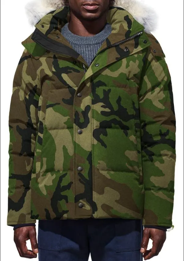 Marca superior grande lobo pele dos homens para baixo parka jaqueta de inverno ártico marinho preto verde vermelho ao ar livre hoodies doudoune manteau casacos 813