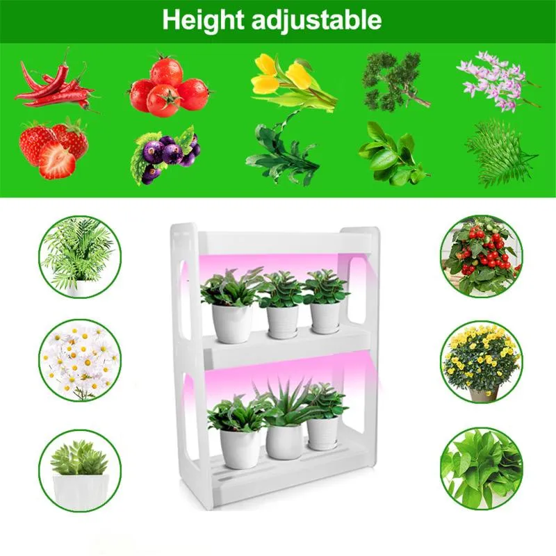 スマートガーデンキットLED Grogh Grow Light Hydroponic Growing Multifunction Desk Lamp Plant