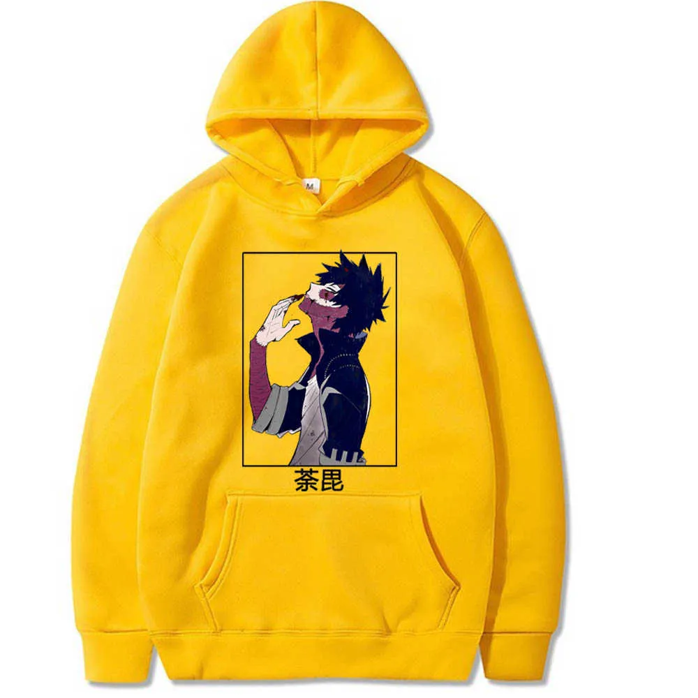 Dabi Boku No My Hero Academia Hoodie Unisexe Été Hommes Coton Sweat Anime Hoodie Harajuku Y0803