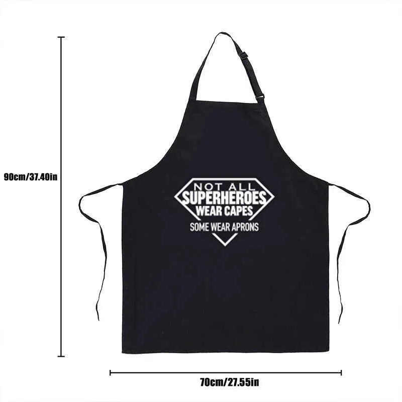 Kitchen Waterproof Apron Adult Funny Mens s Family Cleaning BBQ Drop For Men Cute Barista 210629