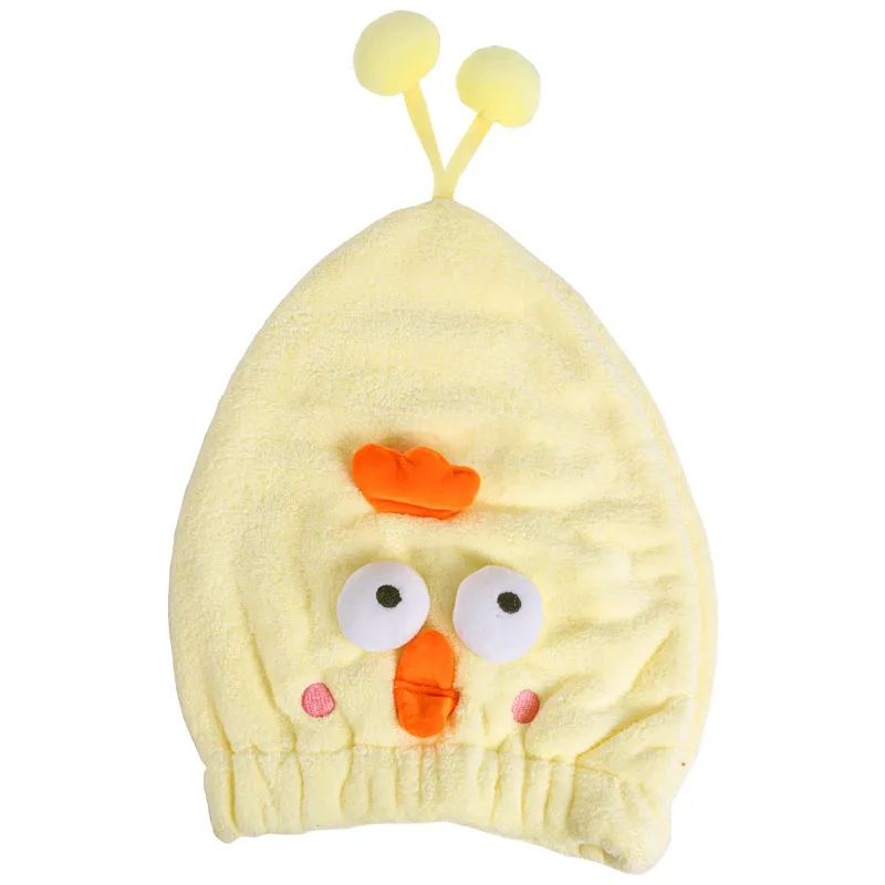 Bonnet de douche mignon pour femmes, foulard, shampoing pour enfants, absorbant, séchage rapide, 2021