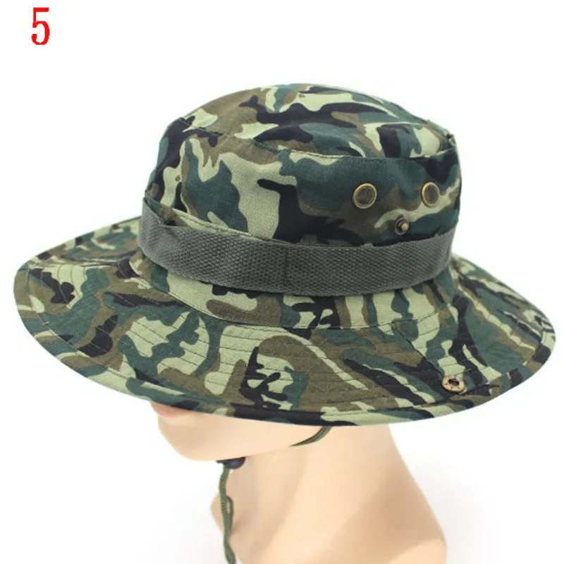 Cloches Boonie chapeaux tactique Sniper Camouflage arbre seau chapeau accessoires décontracté militaire armée américaine hommes Cap302J