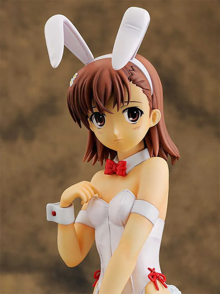 Ein gewisses magischer Index Misaka Mikoto Bunny Girl PVC Actionfigur Spielzeug Anime Sexy Mädchen Figuren Sammlermodell Puppe Q0722817038