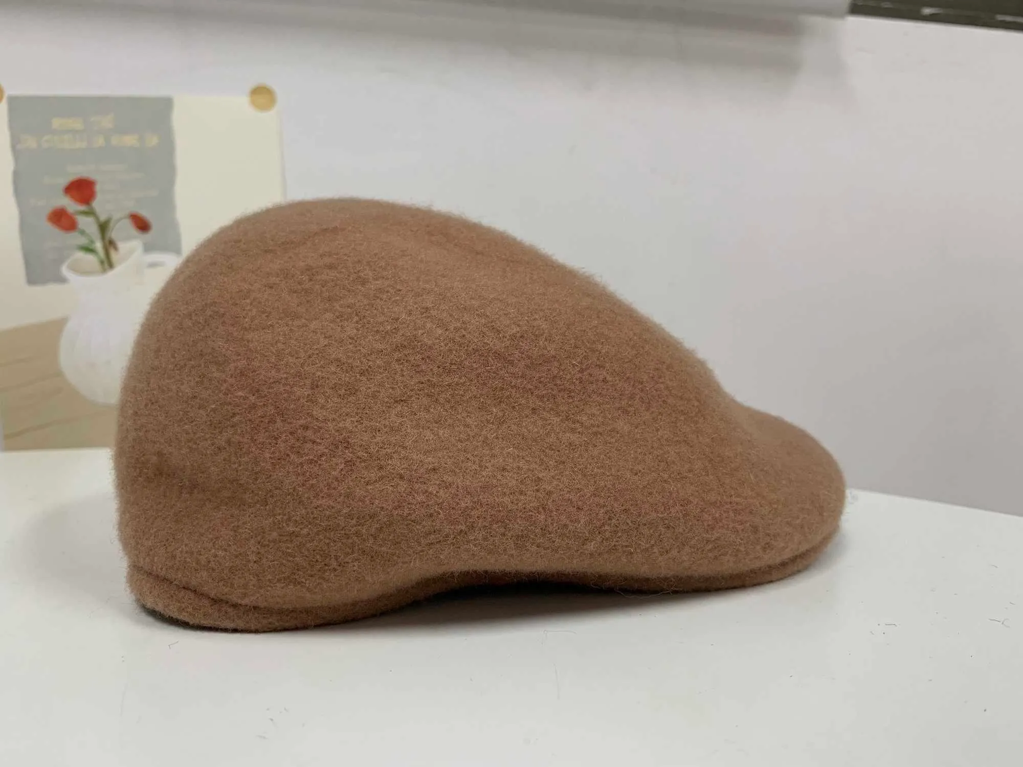 Circonferenza della testa piccola giapponese kangol canguro berretto di lana antiusura femminile autunno e inverno cappello retrò selvaggio in avanti Q07229V