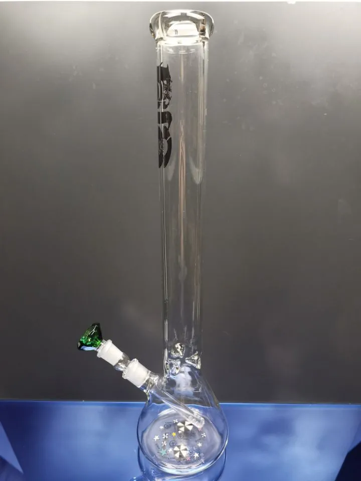 20 pollici Big Bong in vetro Beaker Bong Parete in vetro spesso Tubi acqua super pesanti con giunto da 18,8 mm Bong acqua mothshopshop