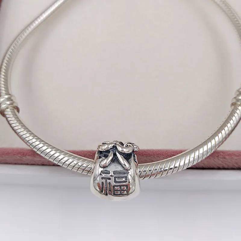 DIY charms halloween pärlor för gotiska smycken making kit moneybags pandora 925 sterling silver armband set kvinnor kedja pärla hängsmycke halsband födelsedag set 790990