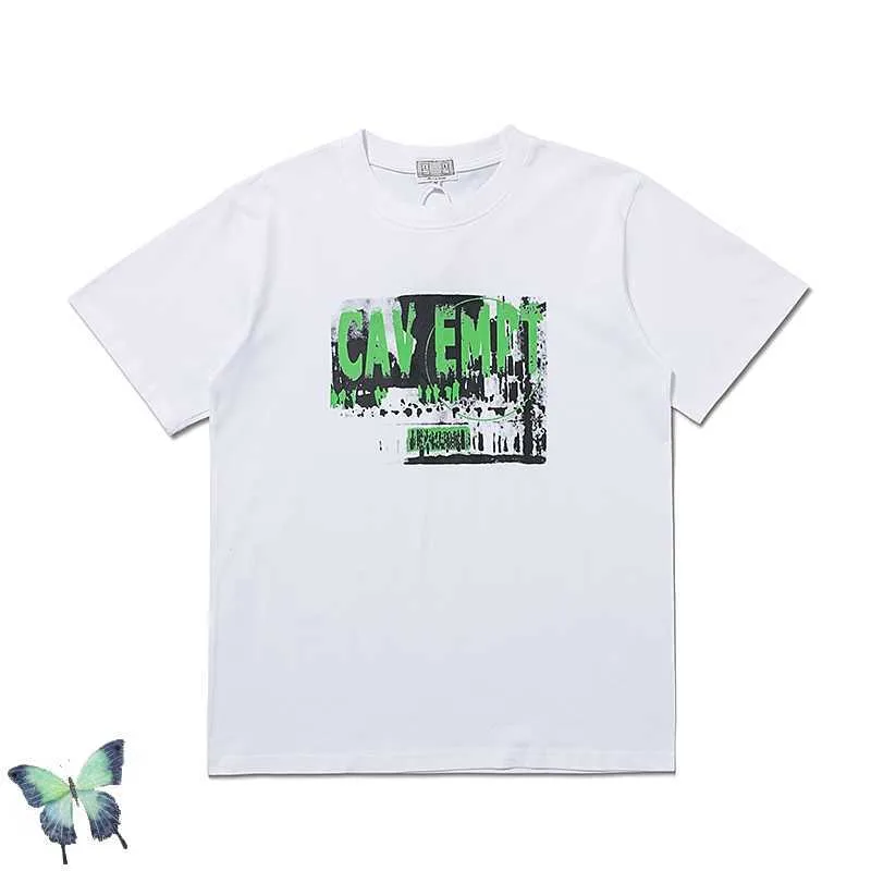 Cavempt High Quality Cotton T-shirts Cav Empt Fashion Casual T Shirt Men Women Urban Streetwear Top Tees X0726