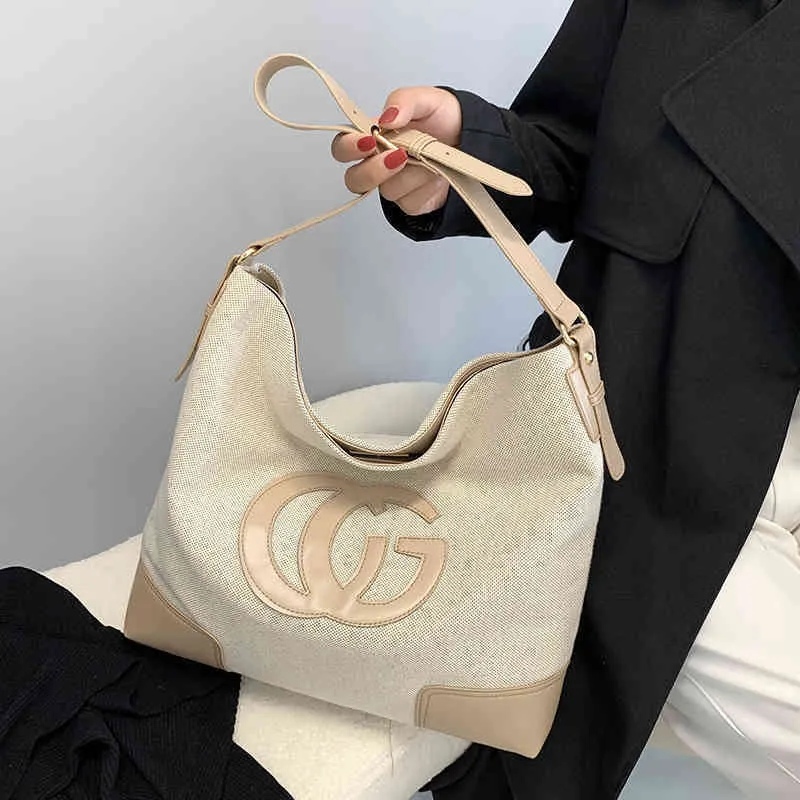 90% korting om online handtaswinkel te winkelen op capaciteit zomer herfst en winter canvas single schouderforens draagbare draagtas bags241m