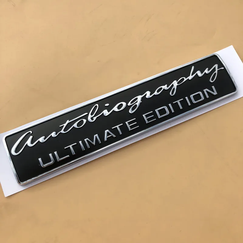 Почерк SV Autobiography Ultimate Edition SPORT Emblem Bar Badge для Range Rover Executive Limited, наклейка с логотипом на багажник автомобиля 2293146