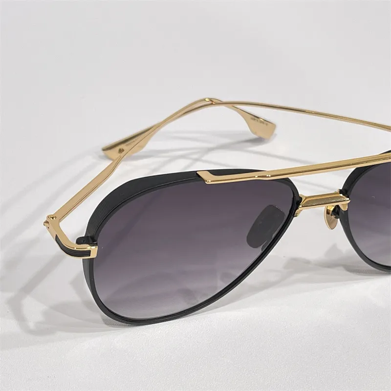 Varumärkesdesigner solglasögon för män lyxig topp platt vintage retro glasögon modestil sommarsolglasögon högkvalitativ pilotform UV 303B