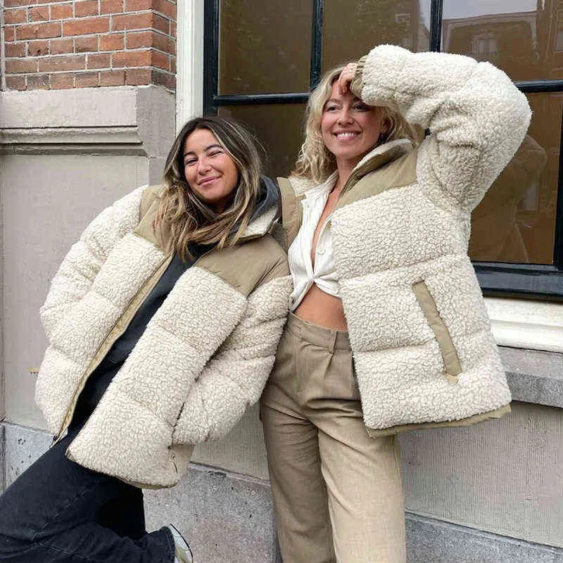 Зимняя флисовая куртка, женская верхняя одежда из искусственной овчины, пальто, женские замшевые меховые куртки, пальто, мужская теплая утолщенная куртка-пуховик из ягненка 220207