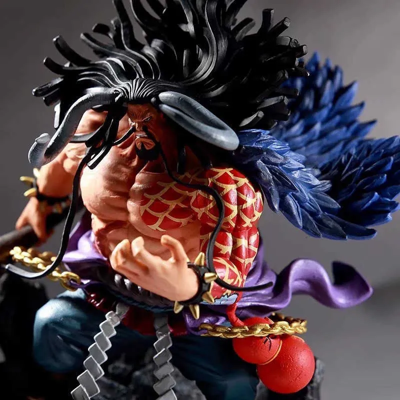Аниме зверей Пираты GK Battle Kaido Действие Рисунок ПВХ Отличная модель Kaizokudan Figurine Игрушечные коллекции Подарок Q0722