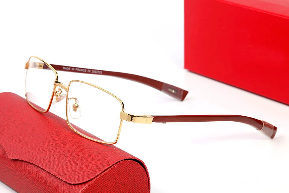 Heren en dames metalen goud houten zonnebril randloze ronde bril master design stijl van hoge kwaliteit geschikt voor alle gezichtsvormen met 212g