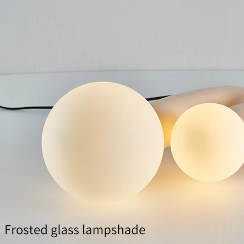 Lâmpadas de mesa americana criativa dedo cacto forma resina lâmpada quarto ao lado da sala de estar decoração estudo luminária g9 bulb2796