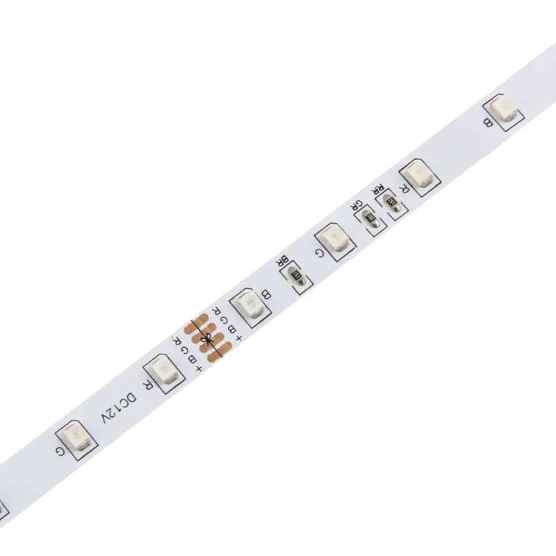 Paski ICOCO 1 Zestaw 2x5 metrów 1 Roll Profesin 600 LED 3528 SMD RGB Długi czas LED Super jasność Elastyczna światła Pasek 214C